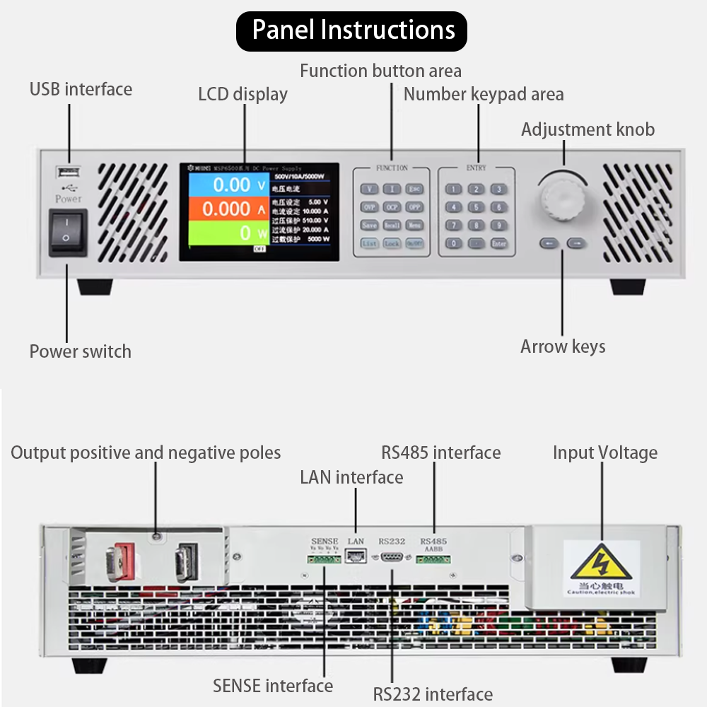 Myami 30v 60v 100v 150v 300v 6 - Programmable Dc Power Supply 60V 10A ulasan dan harga